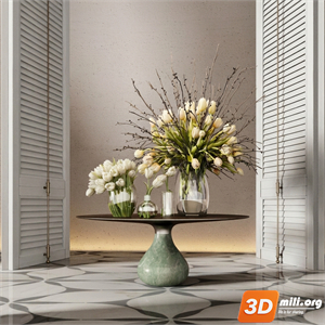 Lobby Decoration Skp Files 